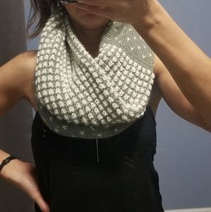 Cowl neck infinity scarf